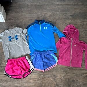 Under Armour and Nike Athletic lot